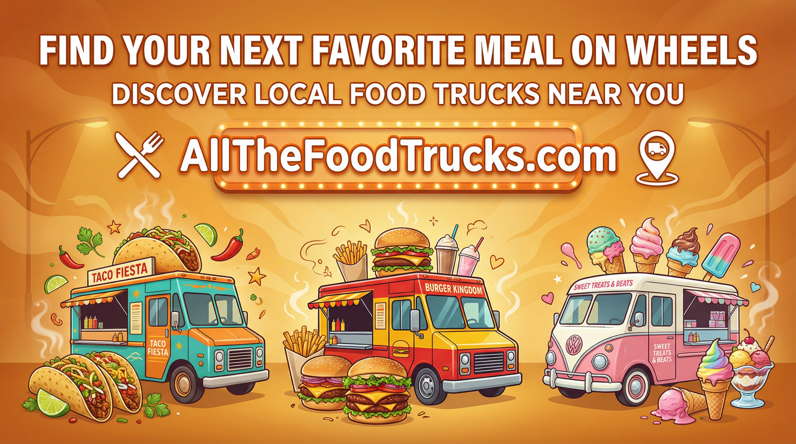 Find amazing food trucks near you